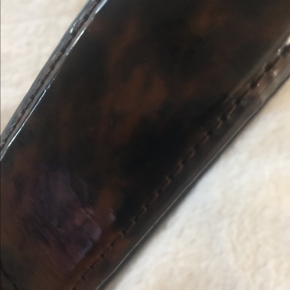 Cuir Veritable leather PU belt 40x1 1/2” brown - Picture 4 of 7